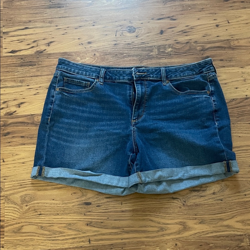 Women’s Size 16 Sonoma Dark Blue Jean Shorts